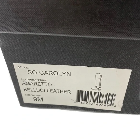 Sole Society Amaretto Belluci Leather So-Carolyn Boots - Picture 11 of 11